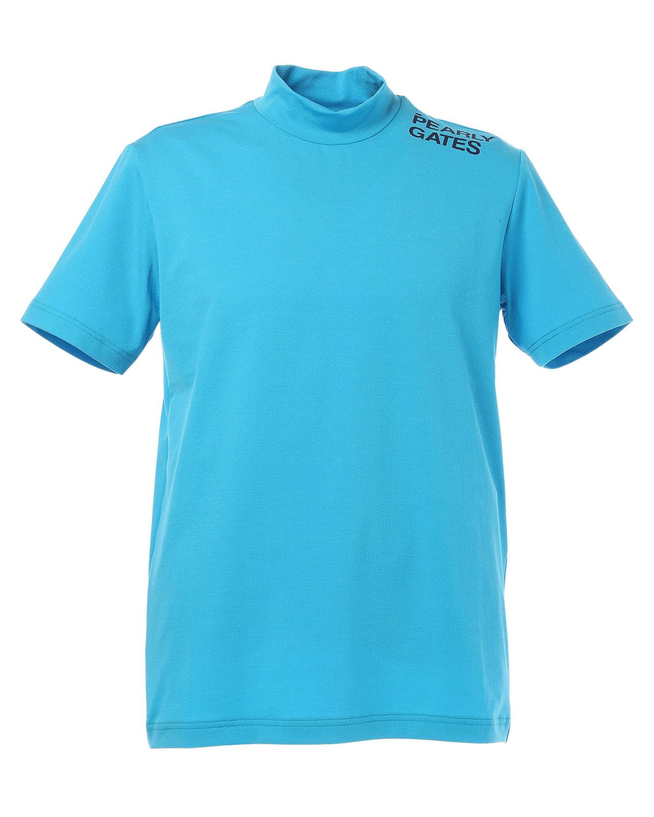

shirt Golf innerwear Blue 5 [PEARLY GATES] Men s short-sleeved high-neck (pair pseudo-mesh) / / 053-5167301 112_Lake [L]
