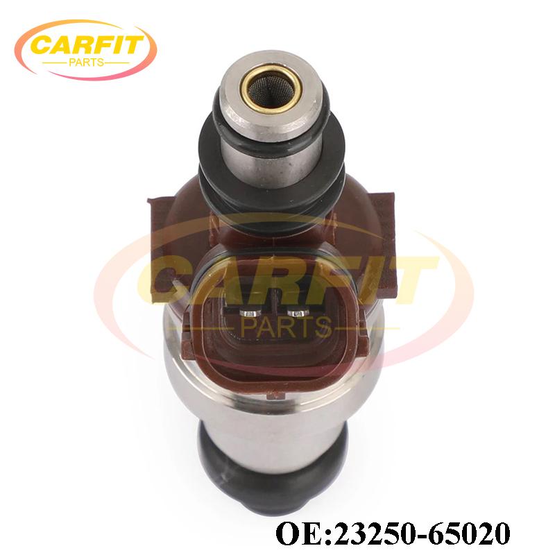 6PCS OEM 23250-65020 2325065020 23209-65020 2320965020 Fuel Injectors For 1989-1995 Toyota 4Runner Pickup T100 3VZE 3.0L V6