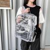 Heavy Duty Clear Backpack Large Transparent Bag for School Stadium Events Outdoor Travel Camping