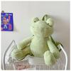 Frog Adorable Green Plush Backpack Cartoon Girl Bag For Gift Giving Use Everyday