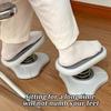 Exerciser Foot Stool with Adjustable Spring Sports Footstool Stable Nonslip Foot Rest for Desk Tables Toilet Study Rooms