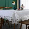 Waterproof CoffeeTable Storage Cabinet E Cabinet Wedding Supplies Restaurant Tablecloth Lace Hollow Rectangular Table Covercloth