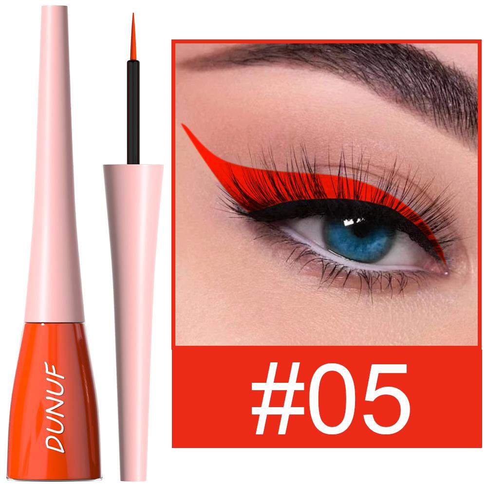 18 colori eyeliner liquido ad asciugatura rapida impermeabile eyeliner a lunga tenuta ombretto sistema di colori misti eyeliner penne per trucco occhi glamour