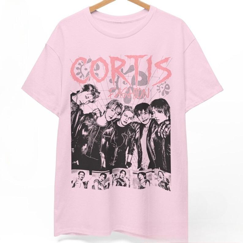 

2026 Summer Fashion Trendy Tee Men Women Vintage Top K-pop CORTIS Fashion T-shirt _ Kpop Graphic Tee, Band Style XXXL зелений