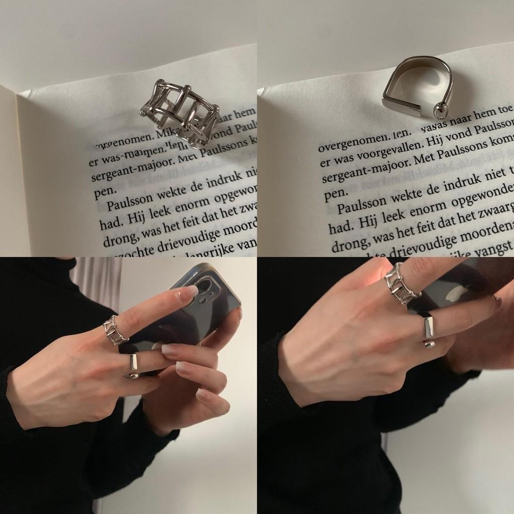 Stunning 925 Sterling Silver Adjustable Ring For Couples With Unique Geometric Design