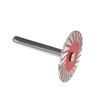 2pcs Emery Circular Saw Blades 40mm Cutting Discs with 6mm Shank for Wood Metal Stone Marble Granite Precision Cutting