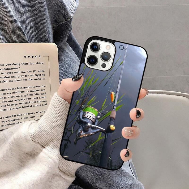 Carps Fish Fishing Phone Case For iPhone 17 Air 16 15 14 plus 11 12 13 Pro  Max coque Cover Shell