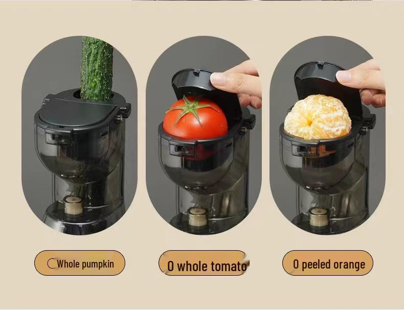 Stainless Steel Juicer: Automatic Juice and Pulp Separation for Home, Large & Small Caliber, Gift Ready