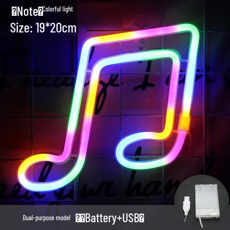 Trendy LED Neon Night Light Sign for Wall Décor