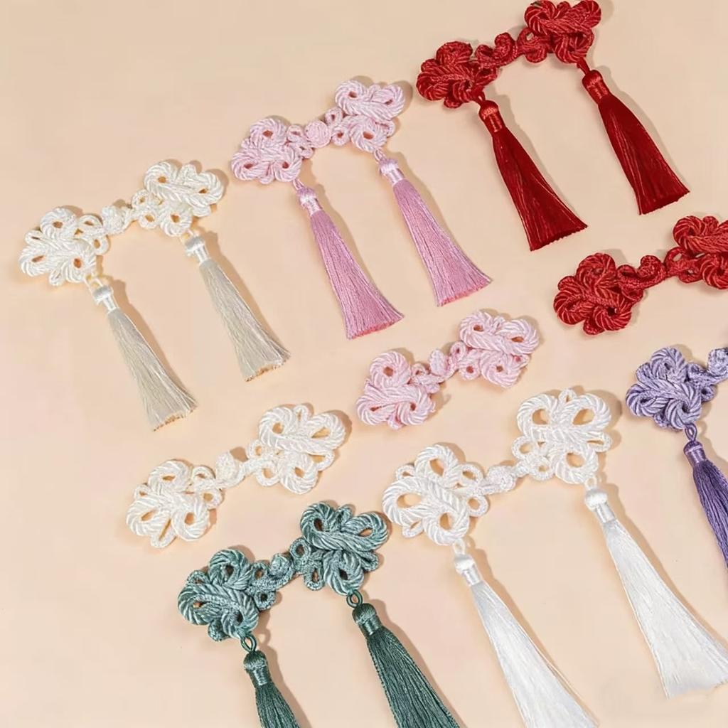 1 pezzo Fibbia Cheongsam Cinese Nodo Fastenner Nappa Nodo Cinese Bottoni Fai da Te Artigianato Decorazione Abbigliamento