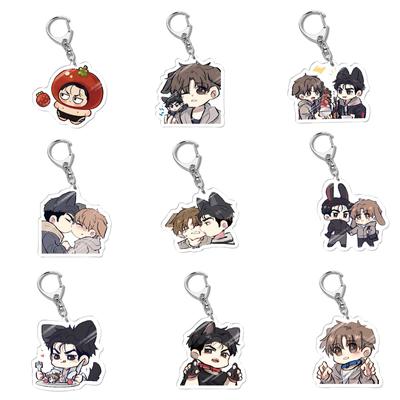 Korean Bl Anime Jinx Acrylic Keychain Cute Cartoon Joo Jaekyung Kim Dan Figure Keyring Bag Pendant Ornament