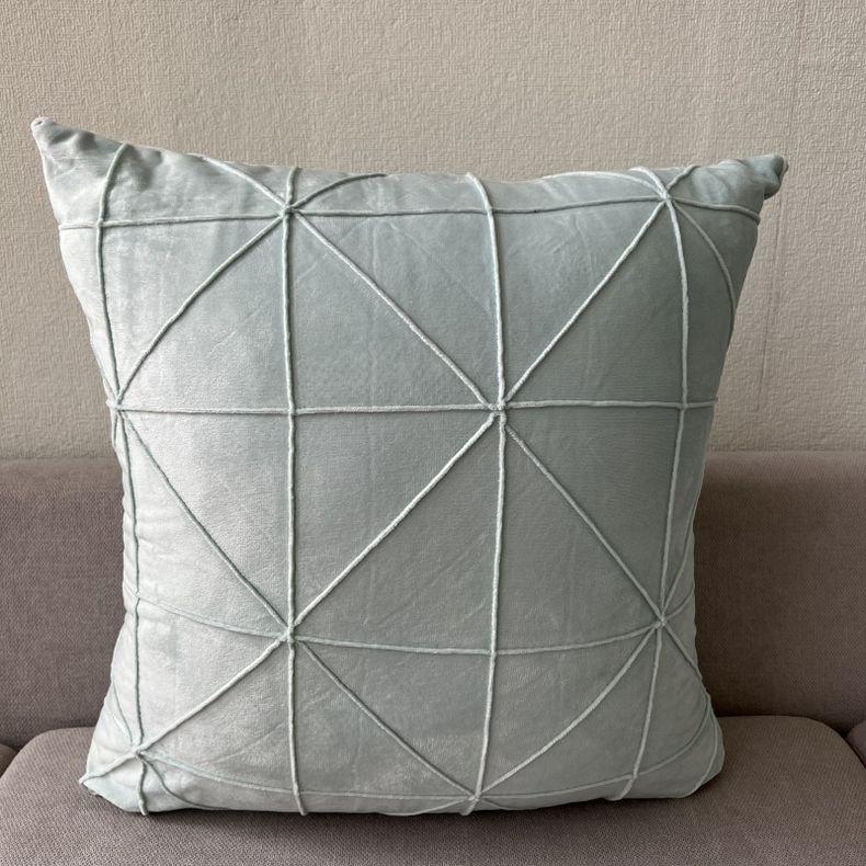 

Голландский бархатный чехол для подушки с сеткой, однотонный чехол для подушки для дивана, декоративная наволочка для поясницы, домашний декор, наволочка 45x45cm