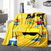 1Pc Bart Simpson Evolution Blanket Soft Throw Blanket For Home Bedroom Bed Sofa Travel Office Solid Christmas Blanket
