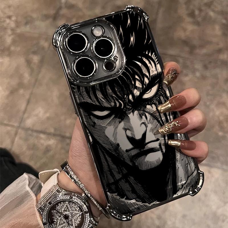 Hot Anime B-BerserkS Cool Plating Phone Case For Google Pixel 10 9 8 7 9a 8a 7a Pro XL 5G Anti Fall Airbag
