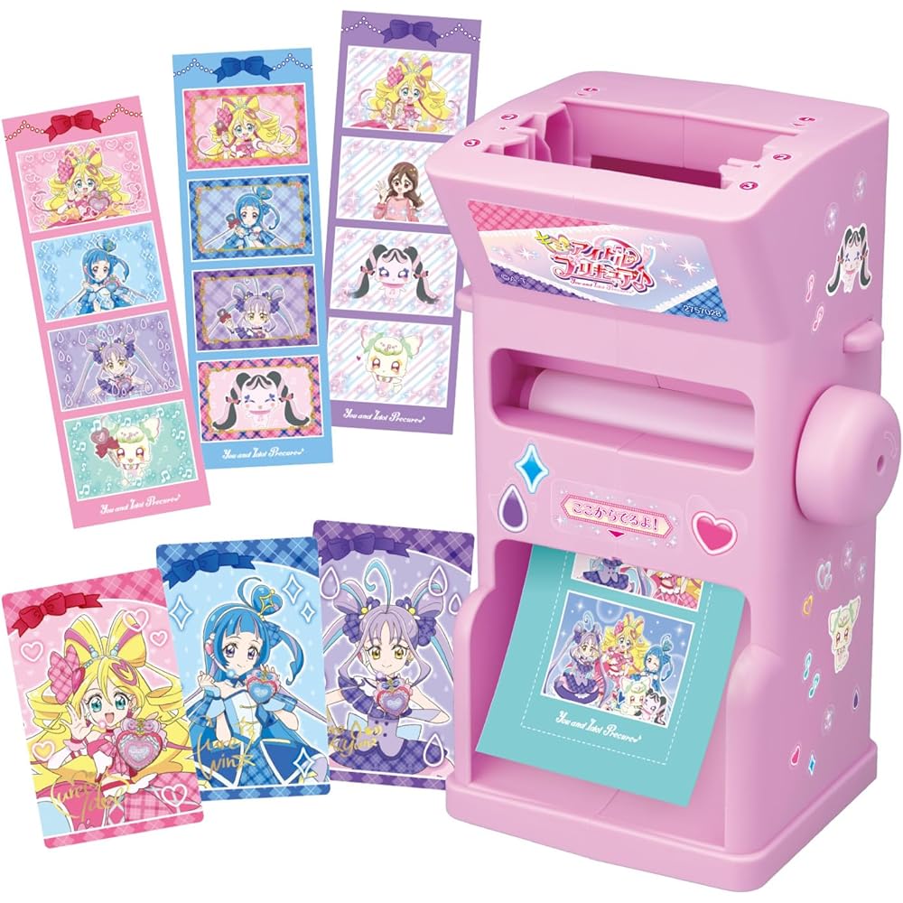 

Bandai Kimi to Idol Precure Set with Kururin Card Club and Character Accessories