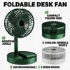 Neuer Verstellbarer Faltbarer USB-Ventilator Mini Elektrischer Kühlventilator Geringe Geräuschentwicklung Hohe Standby-Zeit Für Zuhause Schreibtisch Handheld Weitwinkel Luftzufuhr