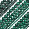 Grüne 100% Natürliche Malachit Steinperlen Runde Lose Abstandshalterperlen Für Schmuckherstellung DIY Armband Halskette Näharbeiten Zubehör
