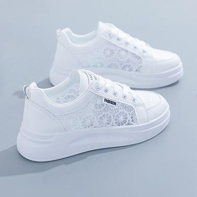 New Women's Breathable and Versatile Casual Thick-soled Sports Board Shoes