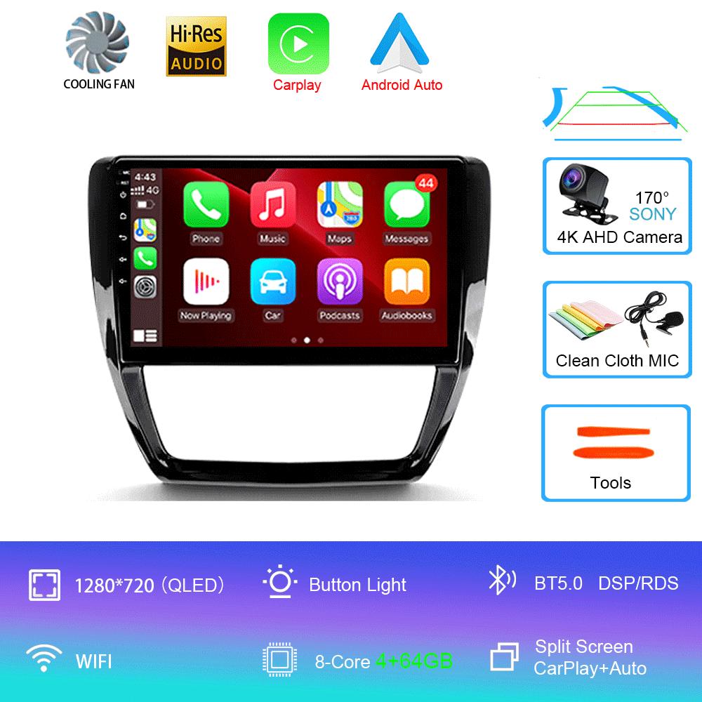 Android 14 Car Radio For Volkswagen Jetta 6 2011 - 2018 Multimedia Video Player Navigation Stereo GPS No 2din 2 Din Dvd