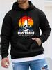 RUN TRAILS Mountain Forest Sunset Outdoor Hiking Trendy Brand Printed Casual Sportswear Unisex Hooded Long-Sleeve Sweatshirt, Unisex Top, Autumn/Winte