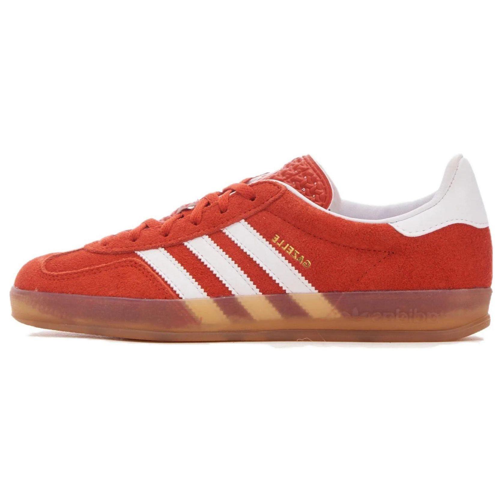 

adidas Gazelle Bold Оранжевые с резиновой подошвой Женские кроссовки Облачно-белые HQ8718 39⅓