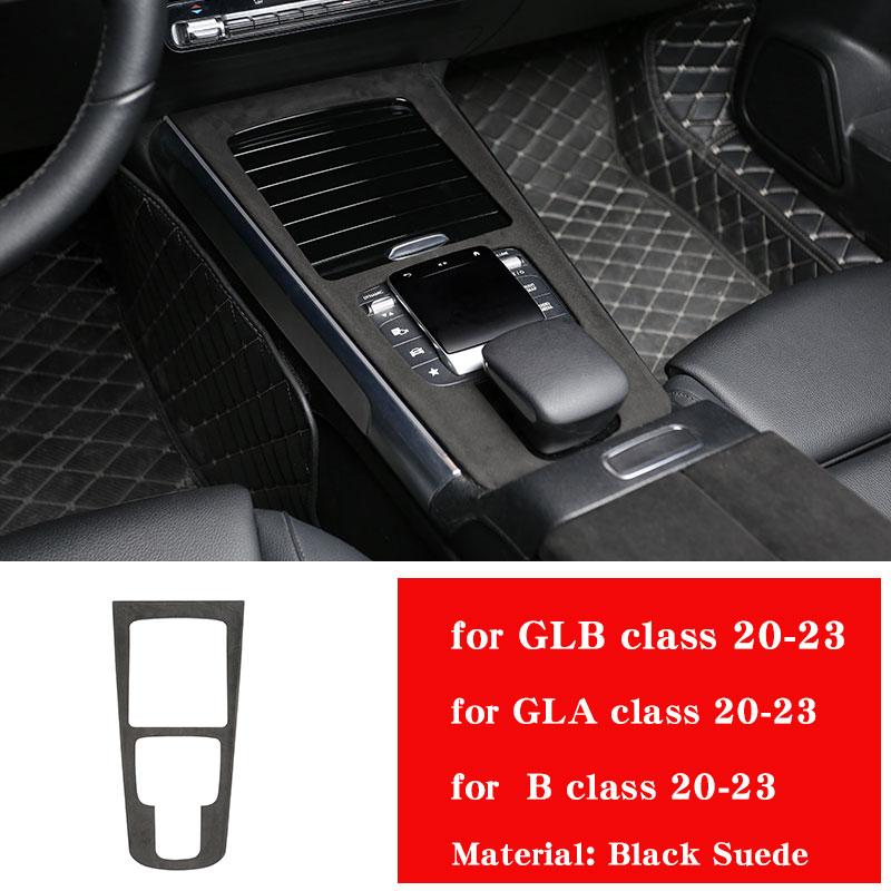 Panou de bord central stil piele, capac, panou de ornamente, cadru pentru Mercedes Benz Clasa A B CLA GLA GLB W177 W247 C118 X247 H247