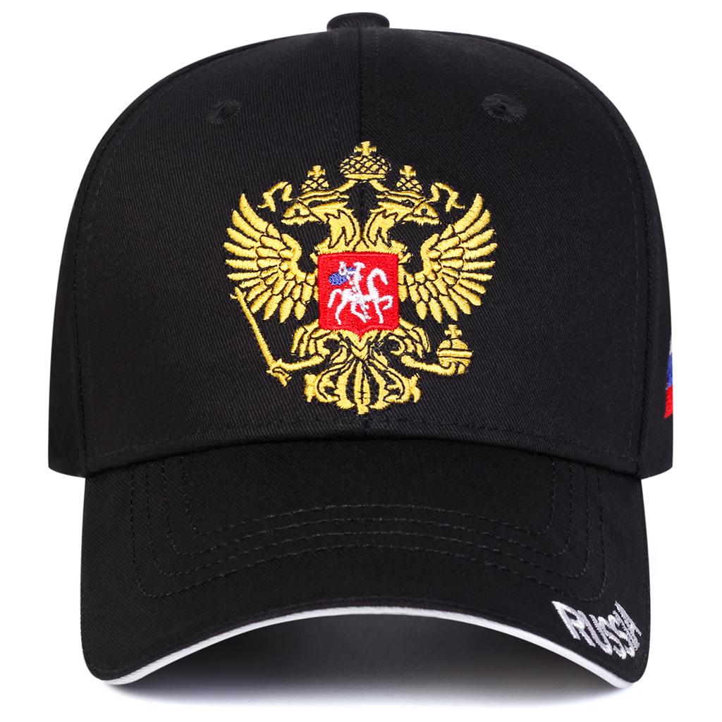 Șapci de Baseball Unisex cu Broderie Vultur cu Două Capete pentru Primăvară și Toamnă, Reglabile pentru Exterior, Pălării Casual, Pălărie de Protecție Solară, Șapcă Sportivă
