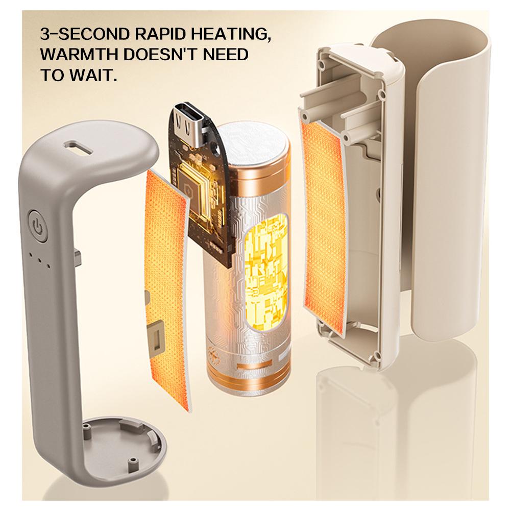 Hand Warmer Compact Lightweight Hand Warmer Quick Heating Warmth Hand Keep Warm Tool Usb Powered For Warmth On-The-Go