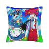Chibi Mesmerizer Kasane Teto Square Pillowcases Sofa Kawaii Cushion Case Virtual Singer Home Decoration Pillowcase 40*40