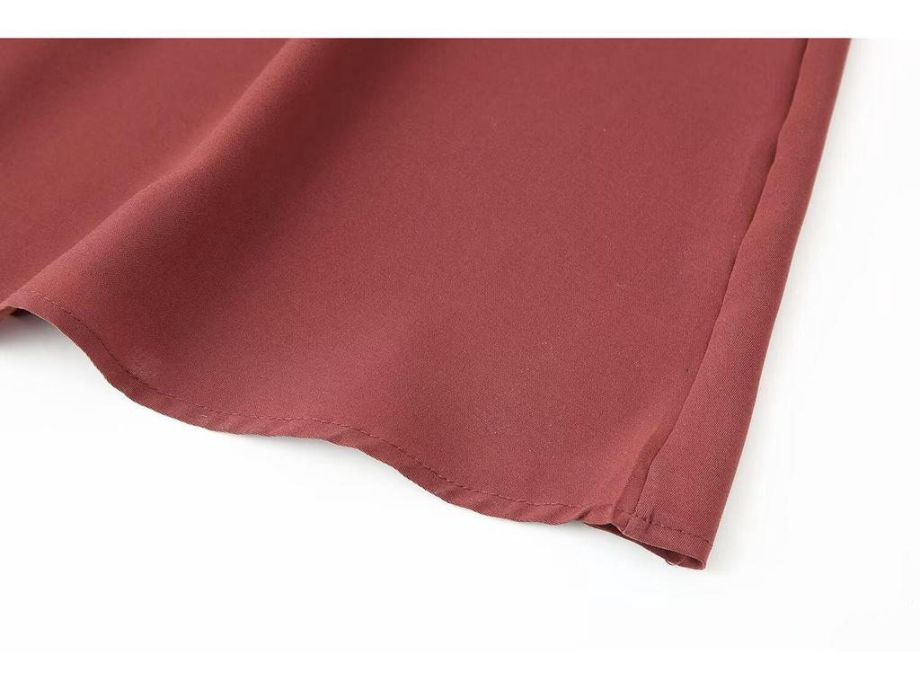 2025 Spring European & American Style Sleeveless Midi Dress for Women