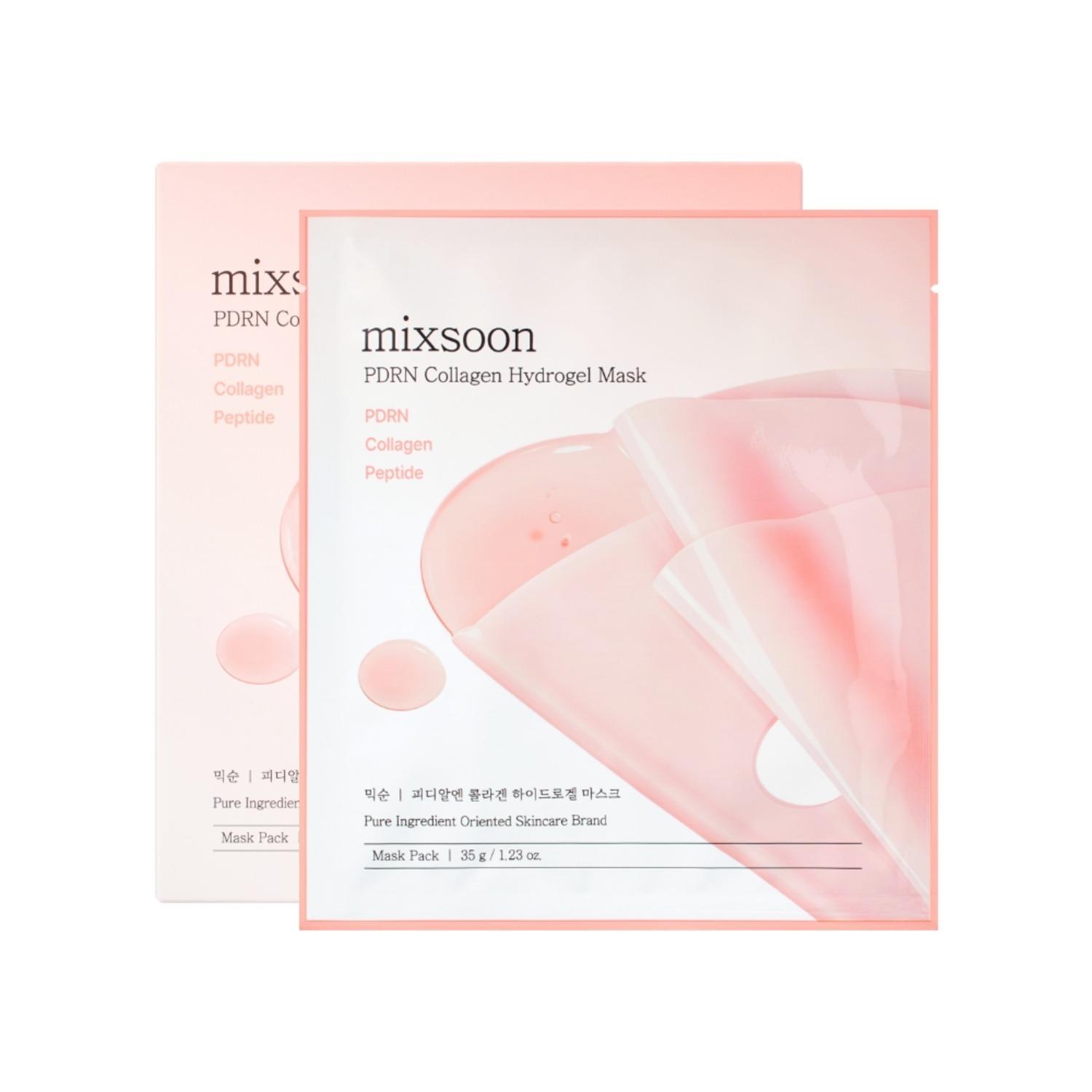 Mixsoon PDRN Collagen Hydrogel Mask (5 Pack) for Intensive Lifting Authentic