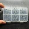 120pcs Fish Hook Set, Including Drop Shot Hooks, Wacky Hooks, Loach Hooks, Bass-Specific Hooks, Soft Worm Hooks, and Reinforced