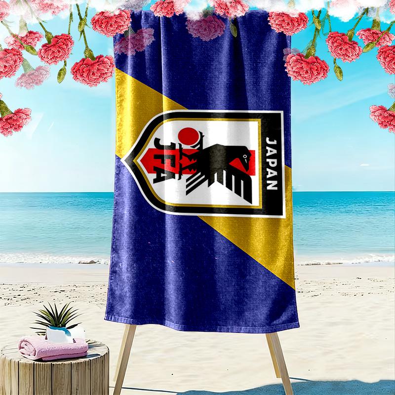 JFA Logo Print Beach Towel, Large Soft Quick Dry Towel for Beach Camping Swimming