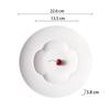 Creative Pure White Ceramic Thick Soup Plate Restaurant Dessert Sushi Plate Pasta Plate Molecular Cuisine Specialty Tableware