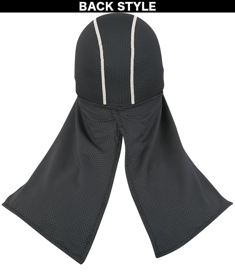 Musashino Uniform Cocos GLADIATOR Ninja Work Helmet Sun UV Protection G-230 Odor-Clearing Cap, Balaclava, Inner, Protection, <046-g-230> (3-Silver, F)