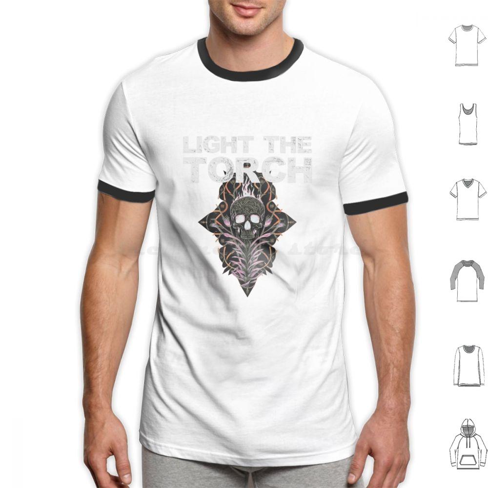 Metal Fan Art Light The Torch T Shirt 6xl Cotton Cool Tee Metal Metalband Light The Torch Metalcore Bandshirt Metalheads