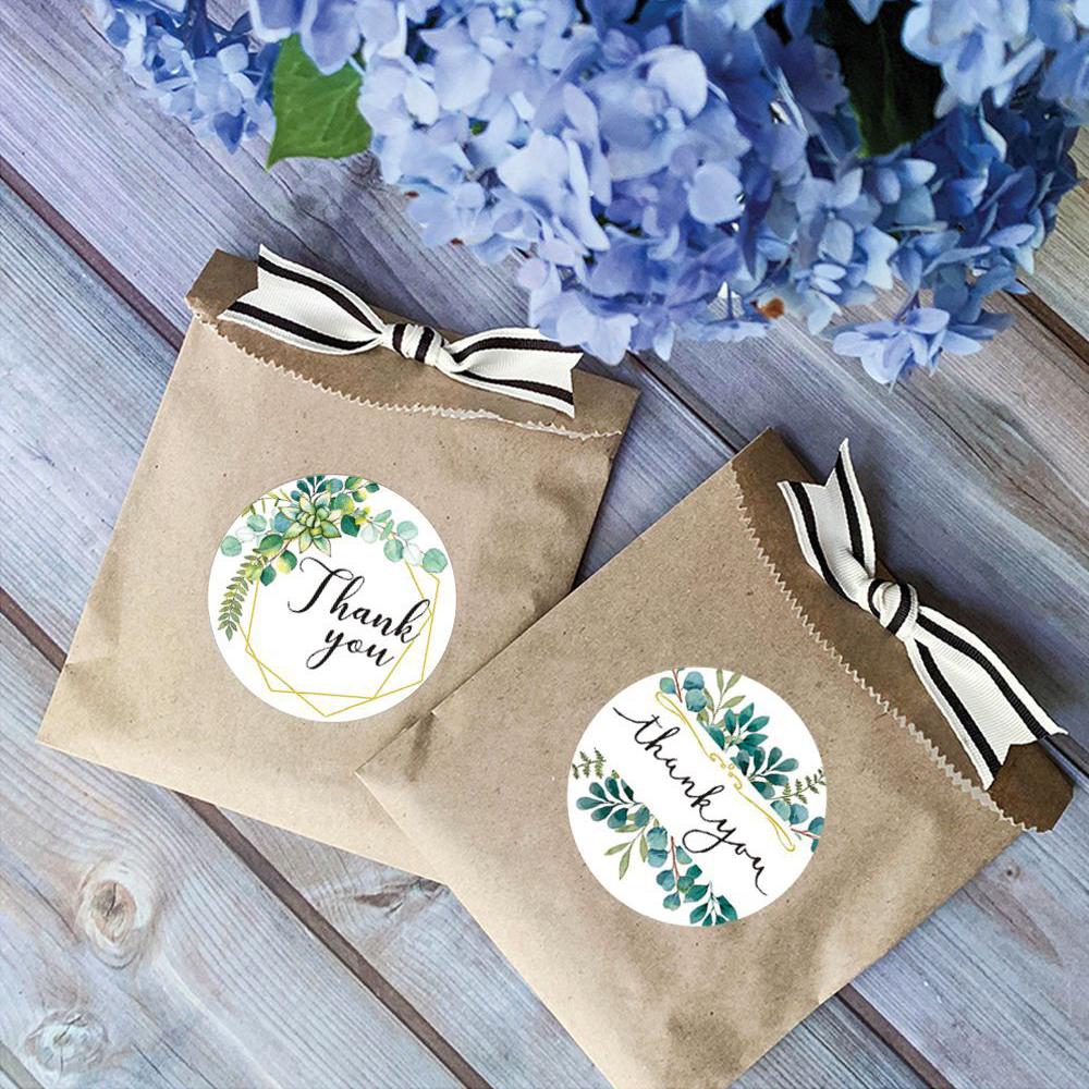 Custom Circular Stickers Personalized Logo Sticker Adhesive Labels Wedding Party Decoration Stationery Sticker Thank you Sticker