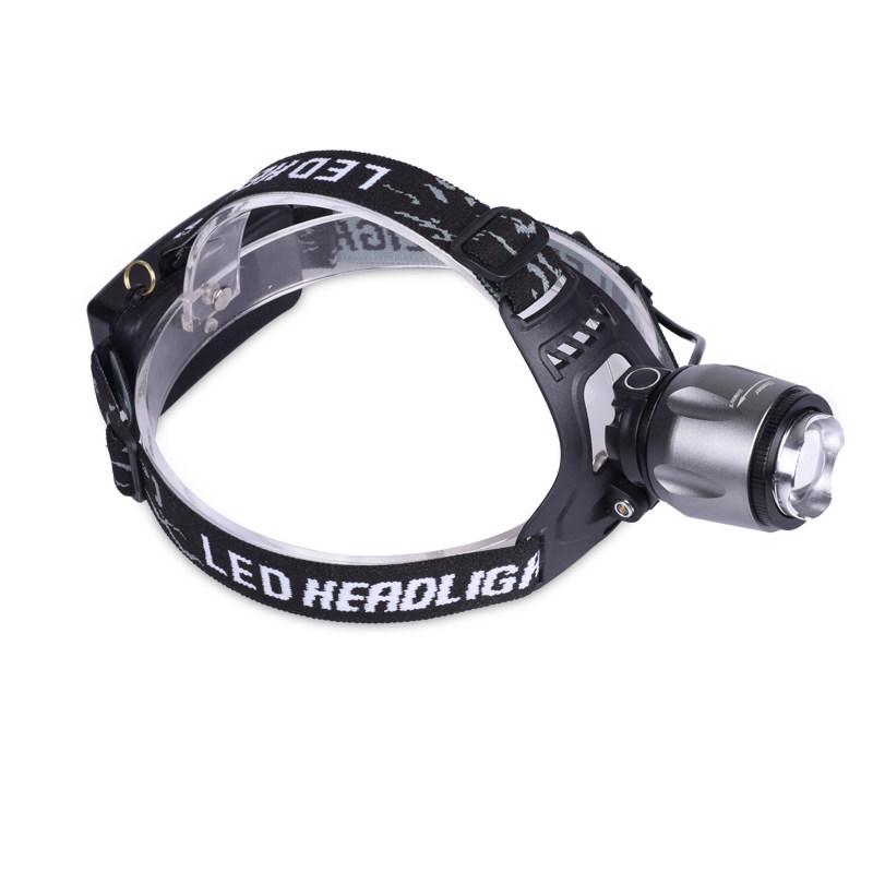Super Bright Rechargeable T6 LED Headlamp with 3000 Lumens, Lithium Battery, Zoom Function, Ideal for Fishing and Mining