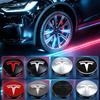 4pcs 56mm Car Styling Badge Wheel Center Hub Cap Cover Accessories For Model 3 Model S Model X Model Y Cybertruck Roadster