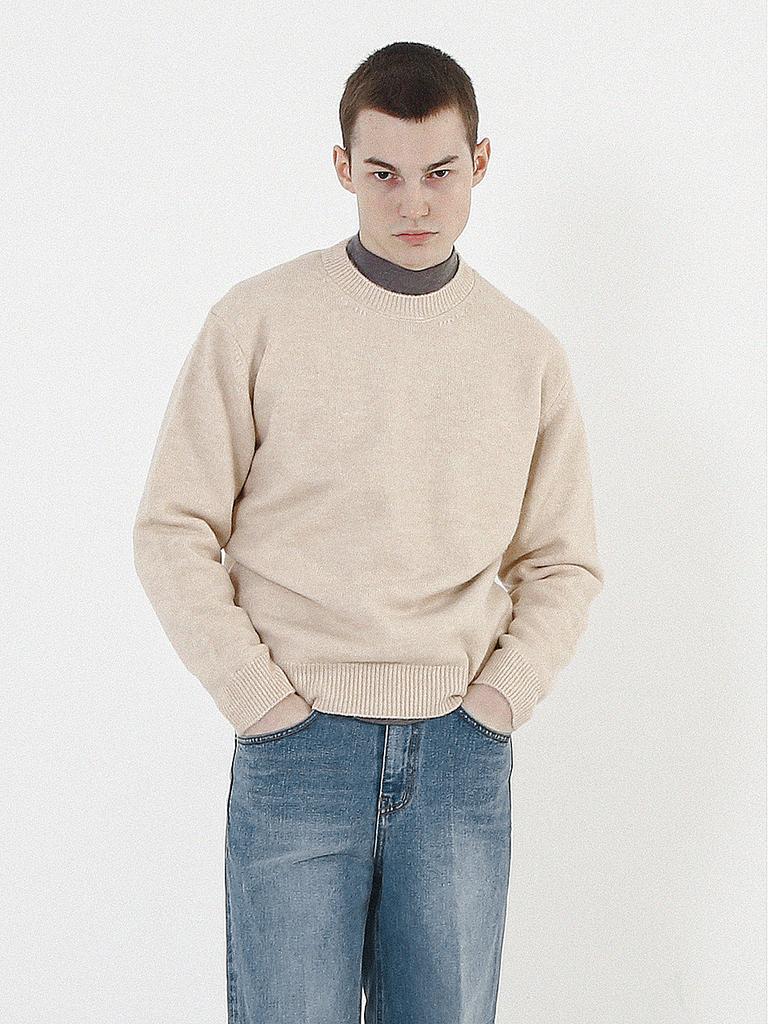 Chaenseseunoi Anti-Filling Soft Wool Knit (Cream)