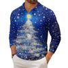 Men's Casual Collared Long-Sleeve Knit Base Layer Top