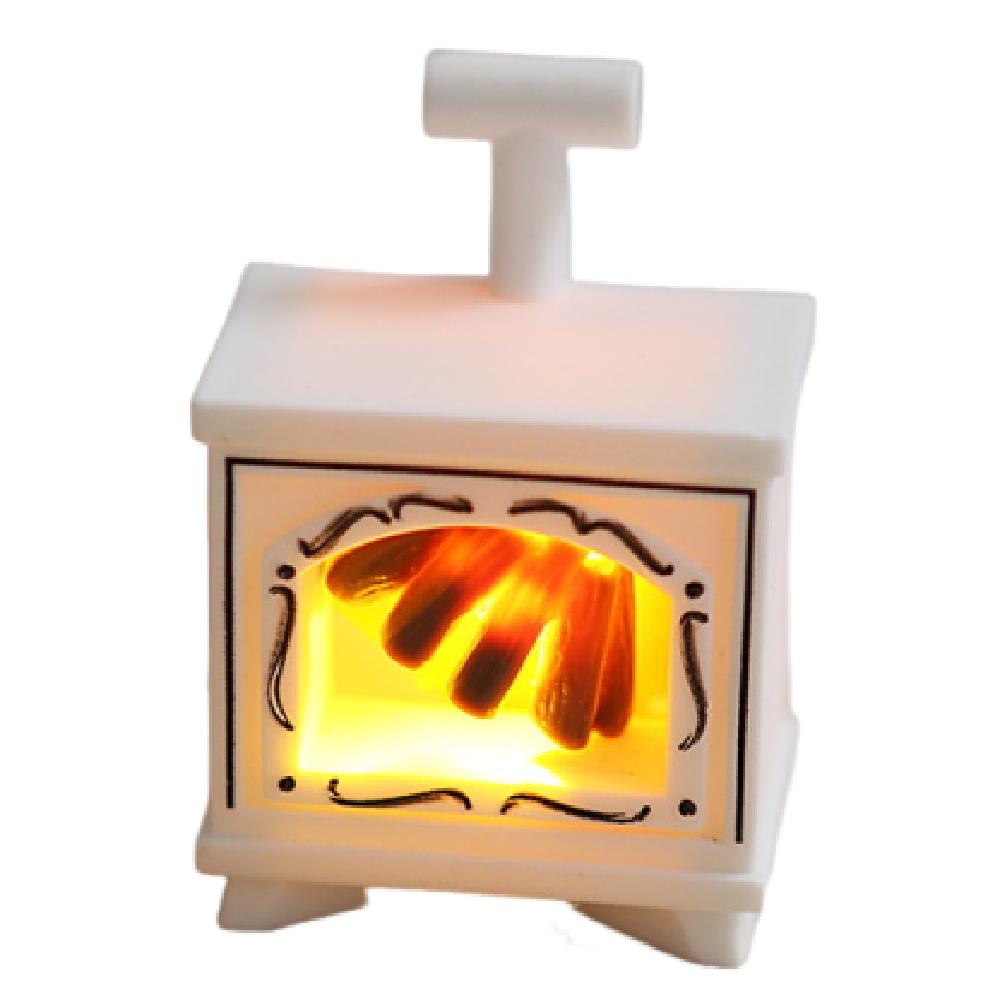 Creative LED Fireplace Model Retro Electronic Candle Light Mini LED Fireplace Lamp  Party Supplies