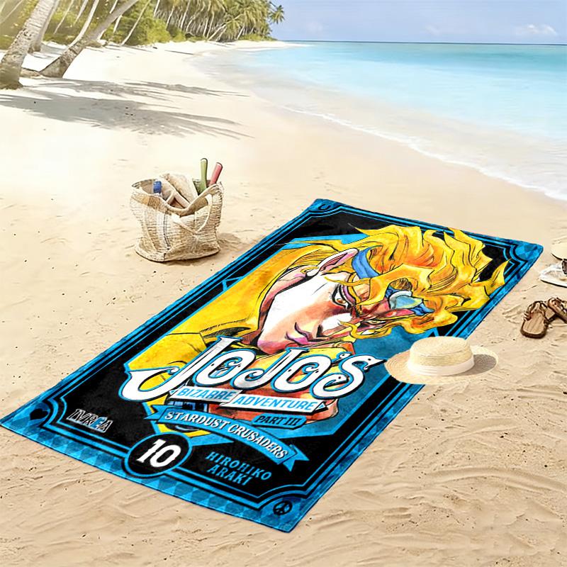 Jojo's Bizarre Adventure: Diamond Unbreakable Beach Towel Beach Soft Swim Seaside Outdoor Pool Towel Fashion Comfort Travel and Vacation Towels