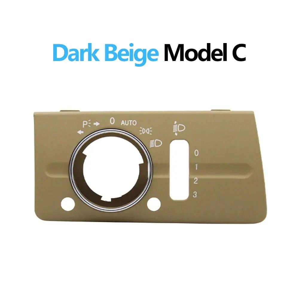LHD Front Left Dashboard Headlight Lamp Switch Cover Trim Replacement For Mercedes Benz W211 E Class 320 350 550 2003-2008