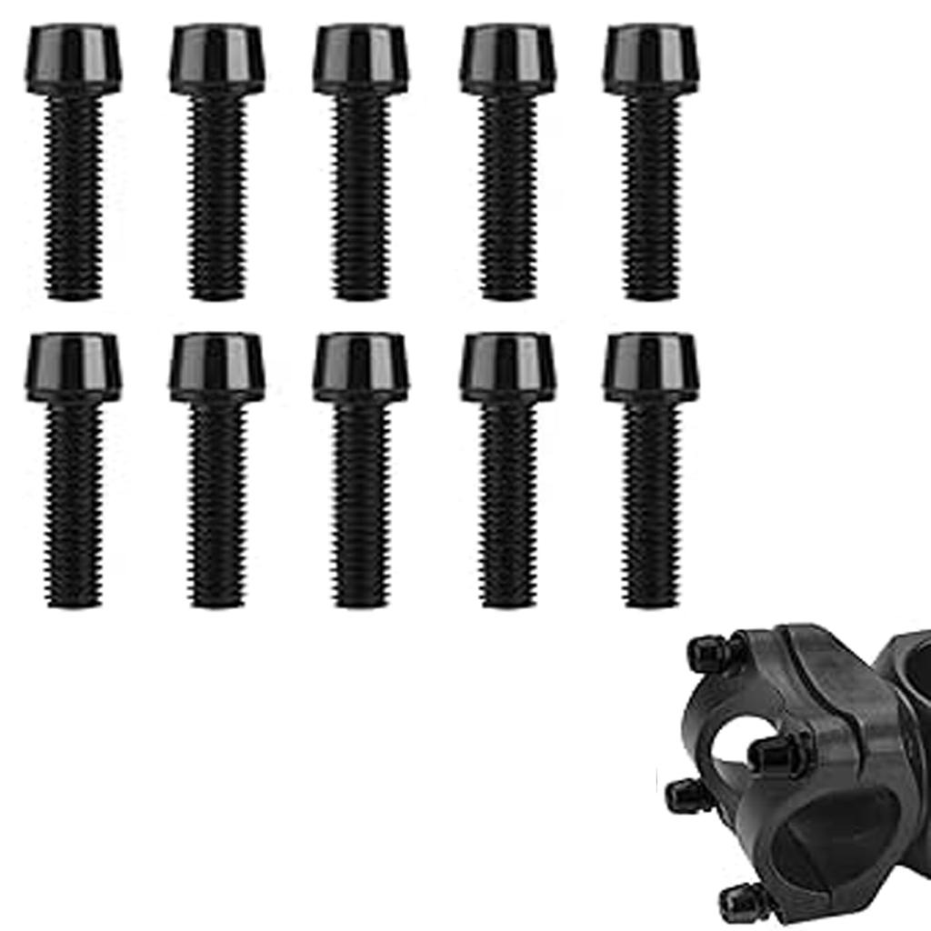 Set med 10 M5 x 20 P0.8 Titanbultar, 0,2 tum (5 mm), 0,8