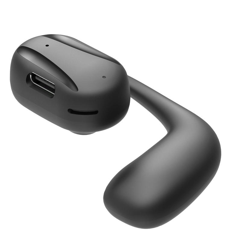 Single Left Ear Bluetooth-compatible Headset 5.2ows Open Bone Conduction Earphones Ear Hook Noise