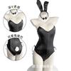 New sexy lingerie sexy flirting bunny hidden button open crotch onesie cute suit