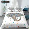 Elephant Bedding Sets Boho Style Luxury 3D Print For Kids Adults Teens Ganesha Duvet Cover Set Queen Size Polyester Bedding Set