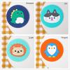 Table Decor Animals Cartoon Mugs Cover Heat Resistent Cup Mat Place Mats Silicone Coaster Placemats