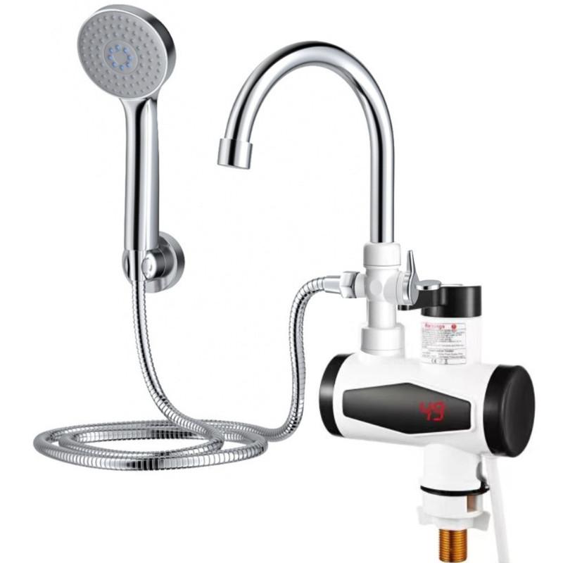 Digital Display Hot & Cold Dual-use Faucet Electric Heating Water Faucet & Shower Home Intelligent Instant Hot Water Faucet